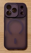 Etui iPhone 17 Pro MagSafe z osłoną aparatu półprzezroczyste fiolet