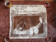 Plakat Gorlice galeria Kobieta na pocztówce