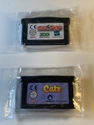 Gry game boy Gameboy advance Catz i Monopoly Zoo