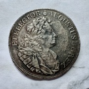 Stara Moneta Niemcy Saksonia Talar Król August II Mocny 1709 r.