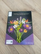 Klocki Konstrukcyjne Bukiet Kwiaty Lean Toys