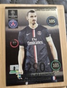 Karta Zlatana Ibrahimović Panini Adrenalyn XL Champions League 2014/15.