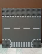 Ulica, skrzyżowanie droga szara Lego 