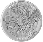 Moneta bulionowa 5 EURO Golden Eagle 2024 - 1 oz uncja srebro. Czytaj opis