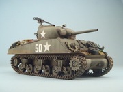 Gotowy sklejony M4A3 Sherman Ardeny Tamiya