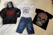 Paka dla chłopaka lato szorty bluza Levis Jeans spodenki koszulki 158 12lat