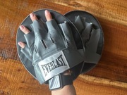 Tarcze trenerskie Everlast czarno-szare – para