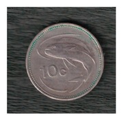 Malta 10 centów 1986 stan 3