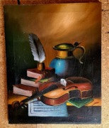 Obraz olejny martwa natura