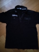 Czarny t-shirt George r. 7-8 lat