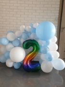 Balony girlanda cyfra numer 2 dekoracja ozdoba przyjęcie urodzinowe