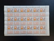 Ark 3016 b ** Światowy Dzień Poczty 1988r.