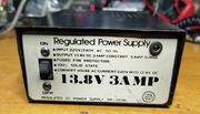 Zasilacz stabilizowany 13,8 v . Trzy ampery CB