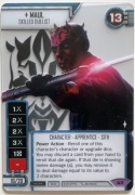 SWD SOH003 Maul Star Wars Destiny - promo plastikowe