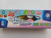 FARBY PLAKATOWE PASTELOWE 12 KOLORÓW