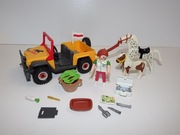 b201 Playmobil auto weterynarz konie koń 