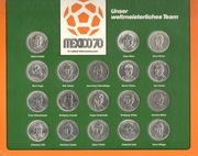 ZESTAW -ŻETONY - PIŁKA NOŻNA MŚ - MEKSYK - 2!