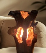 Lampa stojąca drewno handmade