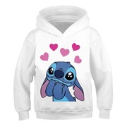 BLUZA DZIEWCZĘCA STICH DISNEY z kapturem z długim rękawem swetry Harajuku
