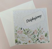 Kartka z kopertą " Dziękujemy"