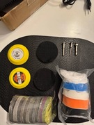 pady polerskie i akcesoria, które służą do polerowania powierzchni