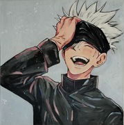 Gojo Satoru jujutsu kaisen obraz akryl 50x50