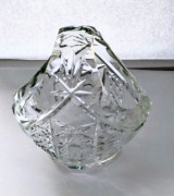 Kryształowa miseczka bomboniera PRL 10x10cm Vintage