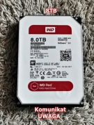 HDD 8TB WD ReD 3.5" - Komunikat Uwaga 