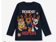 Koszula z długim rękawem psi patrol rozm 128 świąteczna