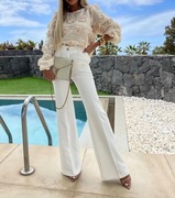 Bluzka z kwiatami 3D S M L zara la milla mohito h&m