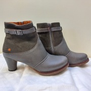 Buty botki Art 41 skórzane szare super! 