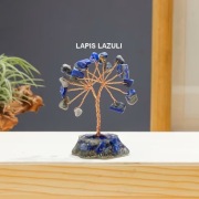 Mini Drzewko Szczęścia LAPIS LAZULI – Mądrość i Spokój + Pudełko