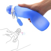 Butelka turystyczna silikonowa składana 600 ml