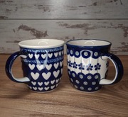 Kubek ceramiczny Mars Bolesławiec 350 ml dwupak ceramika Z.C. Bolesławiec