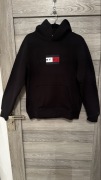 Tommy Hilfiger Flag Hoody bluza z kapturem czarna