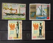 Znaczki Gwinea Równikowa – Statki i Napoleońskie Uniformy (11)