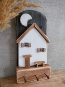 Drewniany wieszak na klucze