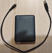 Dysk zewnętrzny WD Elements 1TB USB 3.0 | Stan Idealny | Tylko 370h pracy