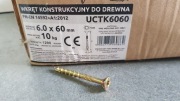 Wkręty CIESIELSKIE do drewna 6x60mm TORX 50szt