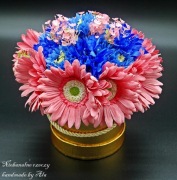 Flower box na urodziny prezent dzień matki