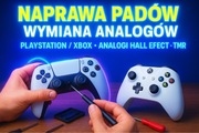 PS5/XBOX WYMIANA ANALOGÓW HALL EFFECT TMR BEZ DRIFTU ŁOPATKI MODYFIKACJĘ