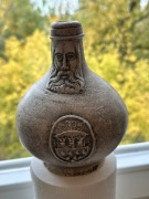 Stary niemiecki kolekcjonerski dzbanek do piwa wina kamionkowy Bartmann