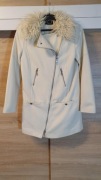 Płaszczyk parka kremowy H&M rozmiar XS/34!