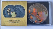 Srebrna moneta Panda Golden Holo 2021 30g