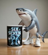 Six seven Italian Brainrot 67 prezent dla dziecka kubek Ceramiczny 