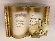 Księga z życzeniami w dniu ślubu dla córki