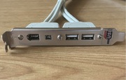 Śledź z portami 2x FireWire (1x 6P 1x 4P) 2xUSB 2