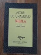 Miguel de Unamuno Niebla Mgła Literatura hiszpańska 