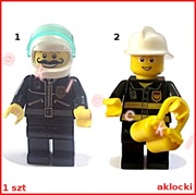 LEGO FIGURKA City - Policja POLICJANT lub Straż pożarna STRAŻAK