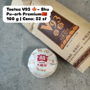 HERBATA PU-ERH Shu Dayi Taetea V93 100 g Premium Menghai